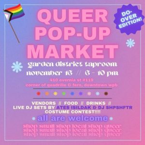 Queer Pop-up Market poster